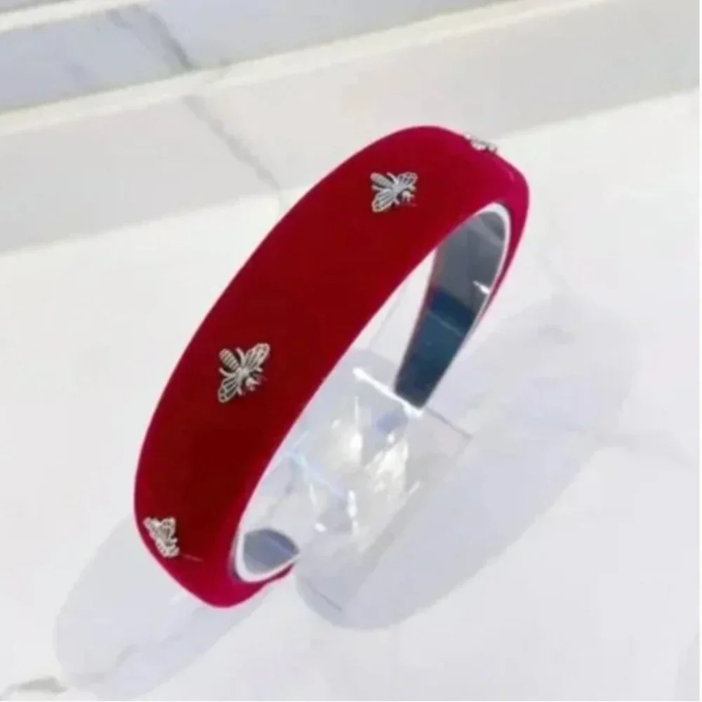 ❤️ FREE Bug Bee Velvet Hipster Hippie Chic Modern Minimalist Girly Headband